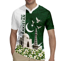 Pakistan Independence Day Rugby Jersey Patriotic Soldier Heritage Landmarks And Jasmine