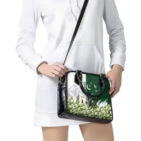 Pakistan Independence Day Shoulder Handbag Patriotic Soldier Heritage Landmarks And Jasmine