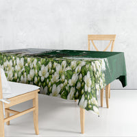 Pakistan Independence Day Tablecloth Patriotic Soldier Heritage Landmarks And Jasmine