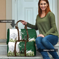 Pakistan Independence Day Travel Bag Patriotic Soldier Heritage Landmarks And Jasmine