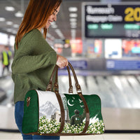 Pakistan Independence Day Travel Bag Patriotic Soldier Heritage Landmarks And Jasmine