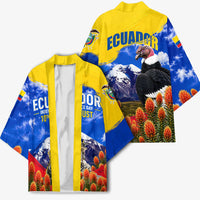 Ecuador Independence Day Kimono Patriotic Andean Condor Monument And Mountain