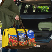 Ecuador Independence Day Travel Bag Patriotic Andean Condor Monument And Mountain