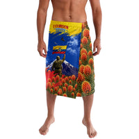 Ecuador Independence Day August 10 Lavalava Patriotic Heritage Virgin Statue And Soldier