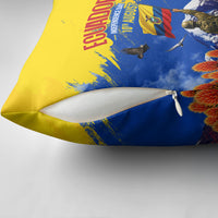 Ecuador Independence Day August 10 Pillow Cover Patriotic Heritage Virgin Statue And Soldier