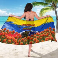 Ecuador Independence Day August 10 Sarong Patriotic Heritage Virgin Statue And Soldier