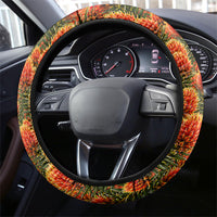 Ecuador Independence Day August 10 Steering Wheel Cover Patriotic Heritage Virgin Statue And Soldier