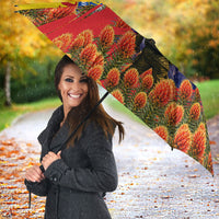 Ecuador Independence Day August 10 Umbrella Patriotic Heritage Virgin Statue And Soldier