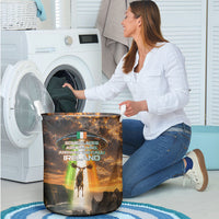 Ireland UFO Laundry Basket Irish Landscape Answer The Call