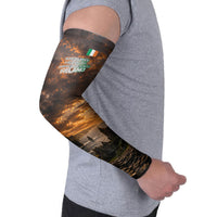 Ireland UFO Arm Sleeves Irish Landscape Answer The Call
