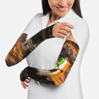 Ireland UFO Arm Sleeves Irish Landscape Answer The Call