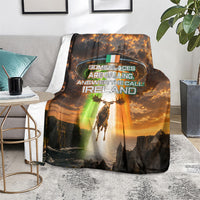 Ireland UFO Blanket Irish Landscape Answer The Call
