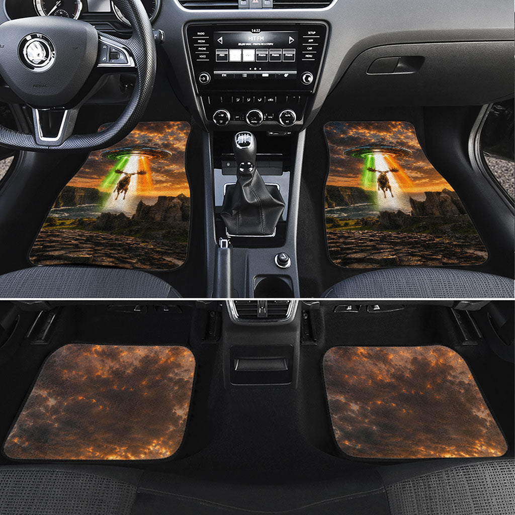 Ireland UFO Car Mats Irish Landscape Answer The Call
