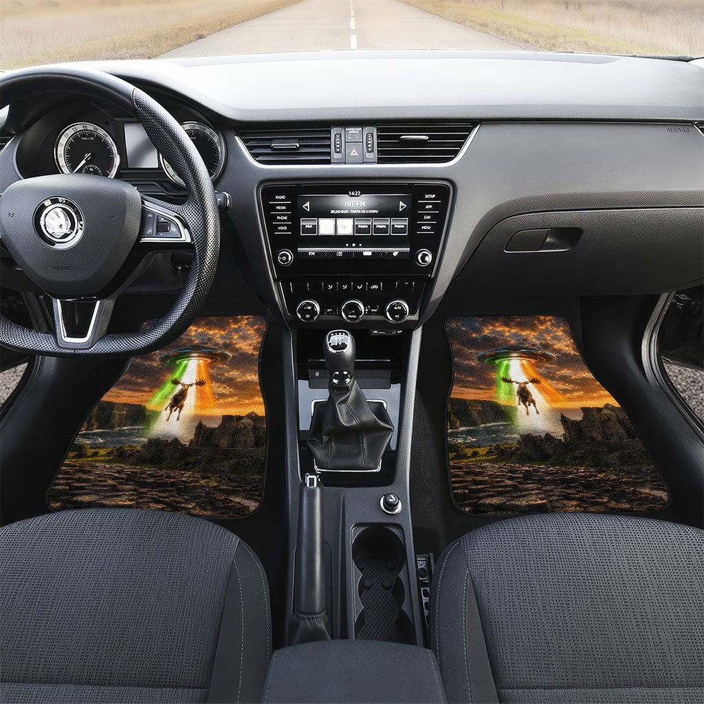 Ireland UFO Car Mats Irish Landscape Answer The Call
