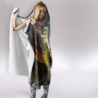 Ireland UFO Hooded Blanket Irish Landscape Answer The Call