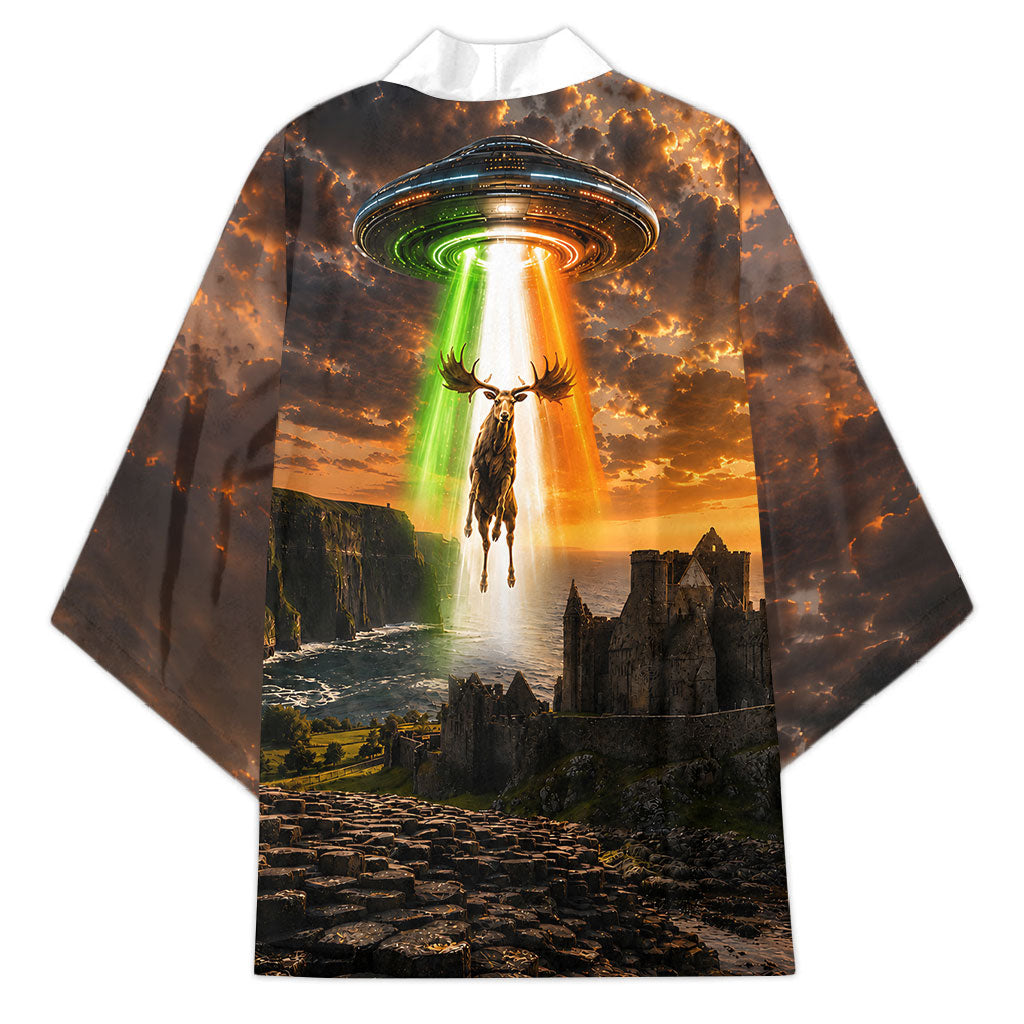Ireland UFO Kimono Irish Landscape Answer The Call