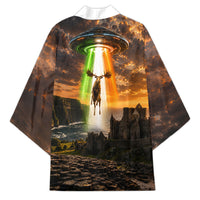 Ireland UFO Kimono Irish Landscape Answer The Call