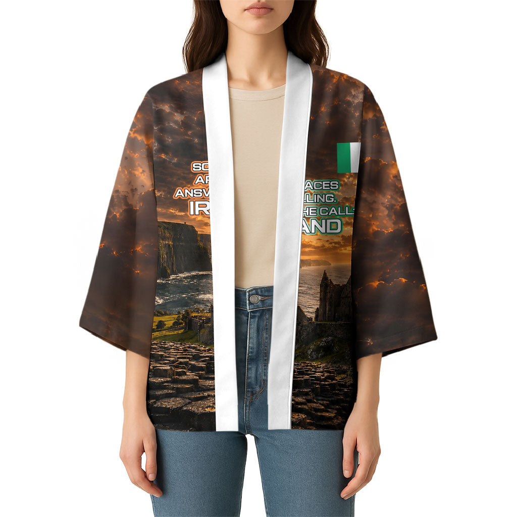 Ireland UFO Kimono Irish Landscape Answer The Call
