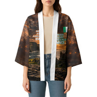 Ireland UFO Kimono Irish Landscape Answer The Call