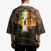 Ireland UFO Kimono Irish Landscape Answer The Call