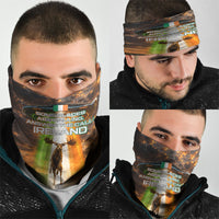 Ireland UFO Neck Gaiter Irish Landscape Answer The Call