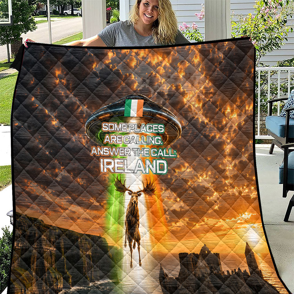 Ireland UFO Quilt Irish Landscape Answer The Call