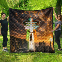 Ireland UFO Quilt Irish Landscape Answer The Call