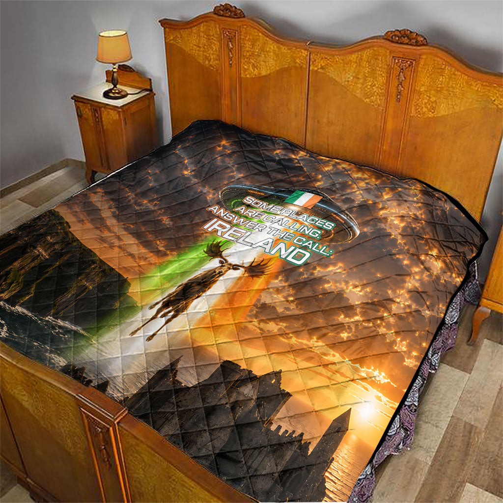 Ireland UFO Quilt Irish Landscape Answer The Call