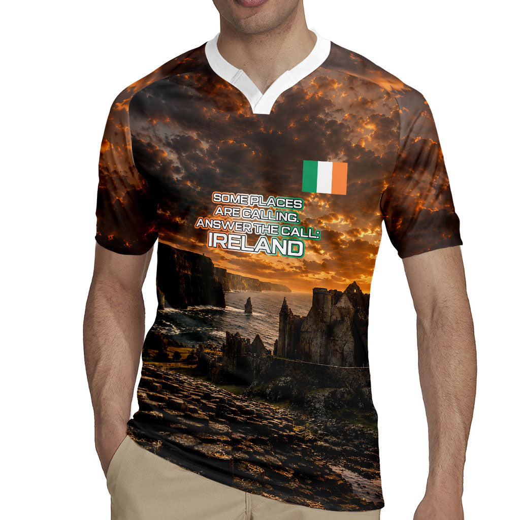 Ireland UFO Rugby Jersey Irish Landscape Answer The Call
