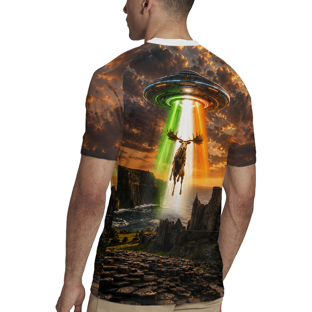 Ireland UFO Rugby Jersey Irish Landscape Answer The Call