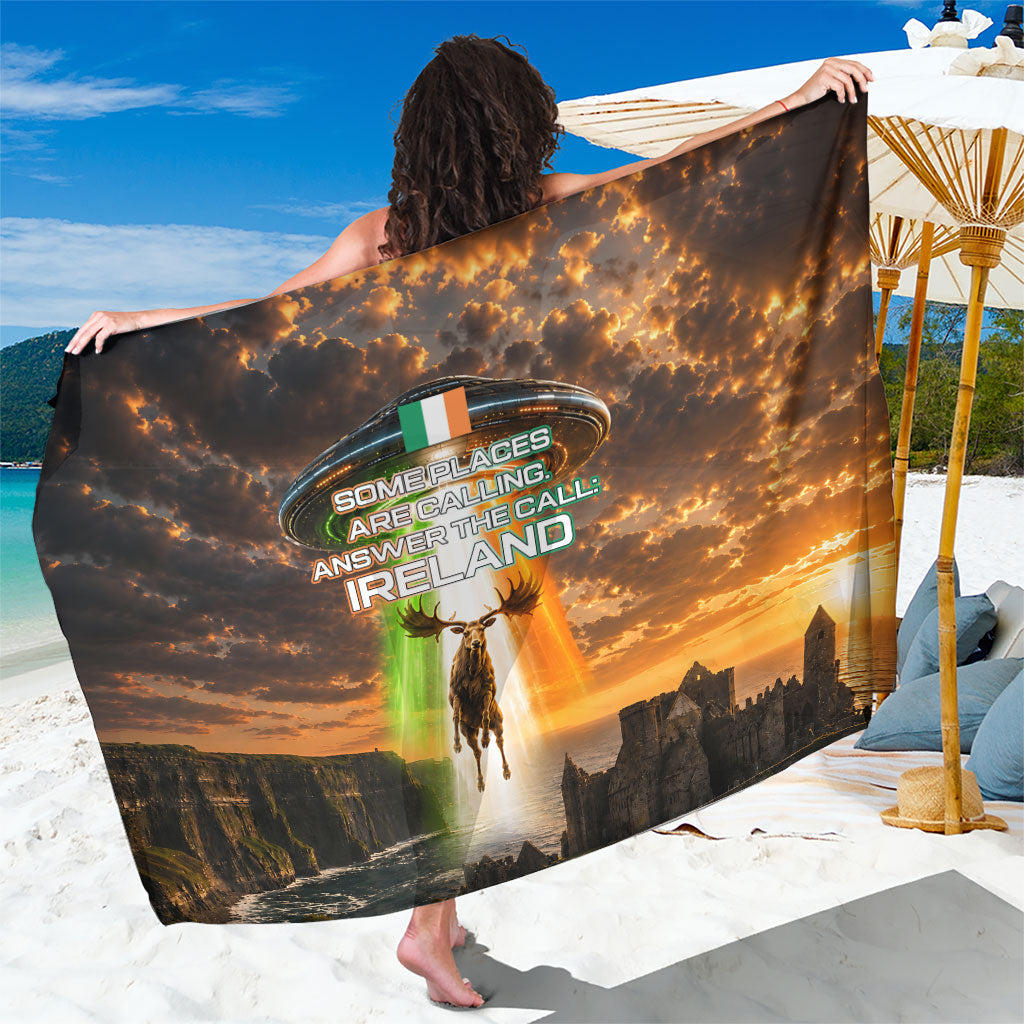 Ireland UFO Sarong Irish Landscape Answer The Call