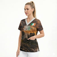 Ireland UFO Scrub Top Irish Landscape Answer The Call