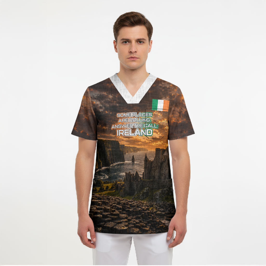 Ireland UFO Scrub Top Irish Landscape Answer The Call