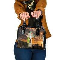Ireland UFO Shoulder Handbag Irish Landscape Answer The Call