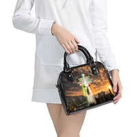 Ireland UFO Shoulder Handbag Irish Landscape Answer The Call
