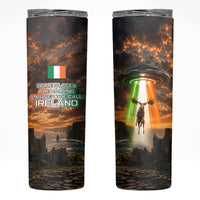 Ireland UFO Skinny Tumbler Irish Landscape Answer The Call