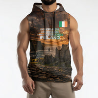Ireland UFO Sleeveless Hoodie Irish Landscape Answer The Call