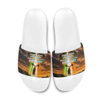 Ireland UFO Slide Sandals Irish Landscape Answer The Call