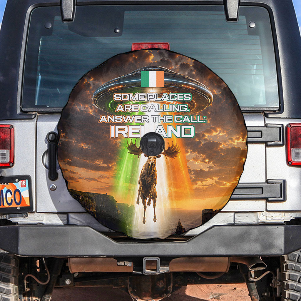 Ireland UFO Spare Tire Cover Irish Landscape Answer The Call