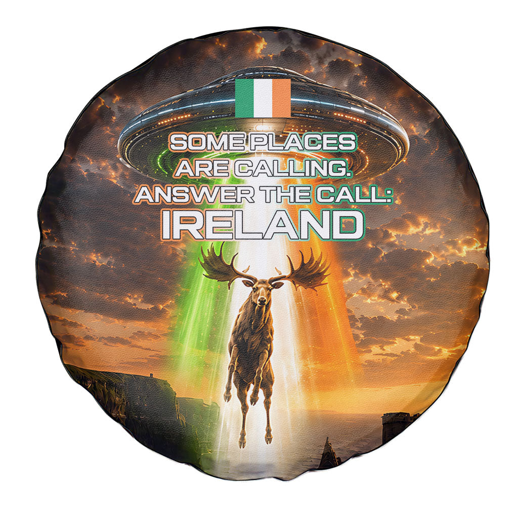 Ireland UFO Spare Tire Cover Irish Landscape Answer The Call