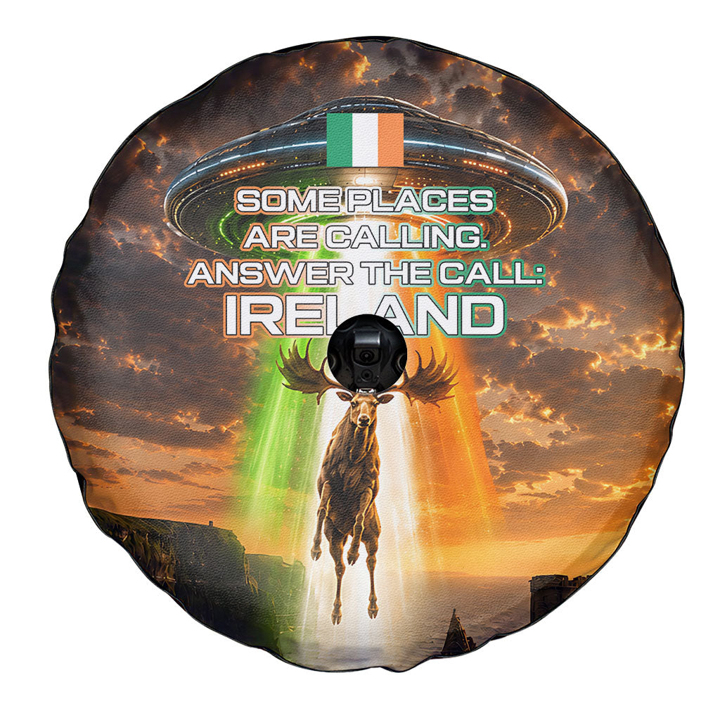 Ireland UFO Spare Tire Cover Irish Landscape Answer The Call