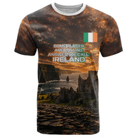 Ireland UFO T Shirt Irish Landscape Answer The Call