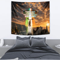 Ireland UFO Tapestry Irish Landscape Answer The Call