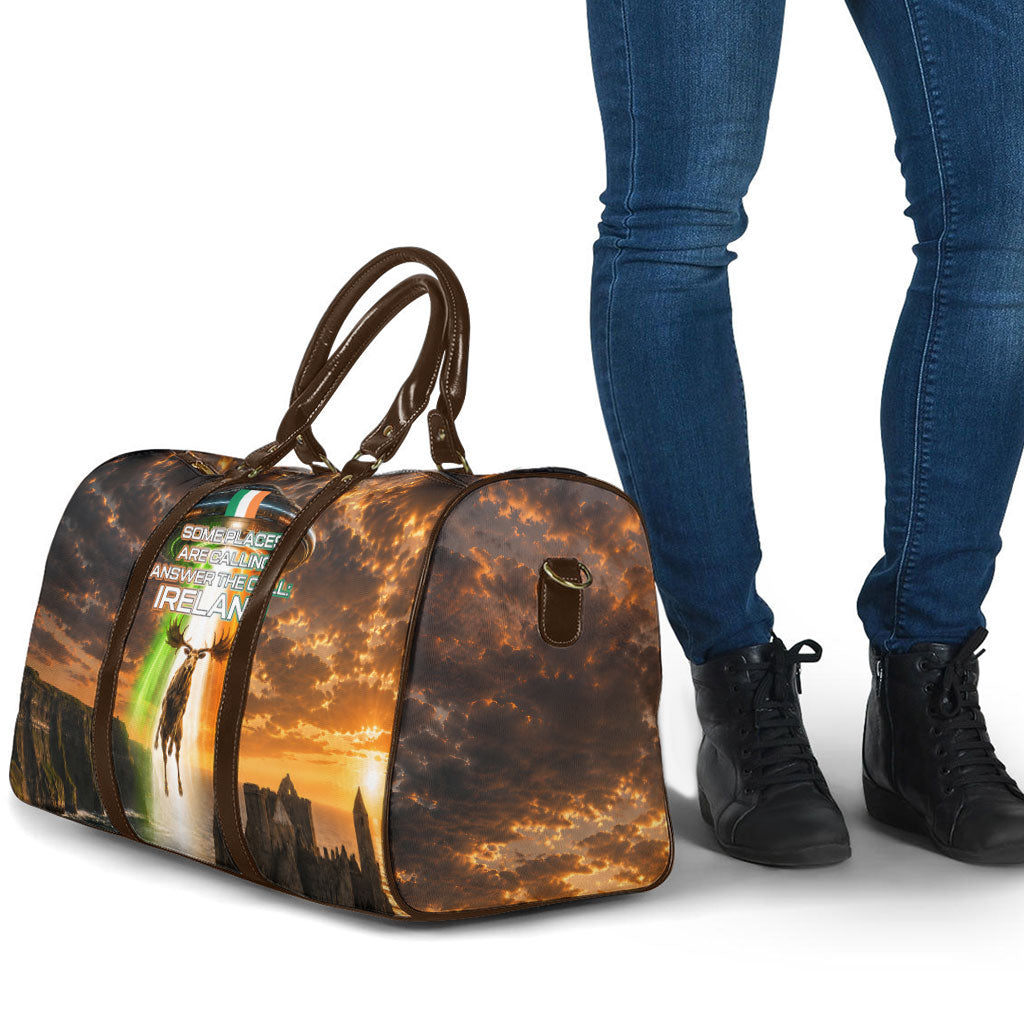 Ireland UFO Travel Bag Irish Landscape Answer The Call