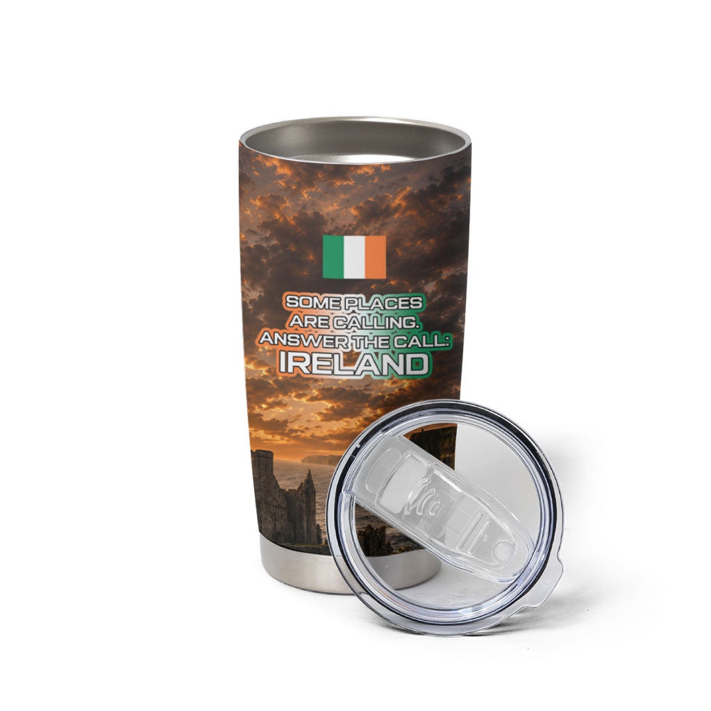 Ireland UFO Tumbler Cup Irish Landscape Answer The Call