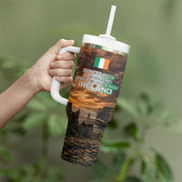 Ireland UFO Tumbler With Handle Irish Landscape Answer The Call