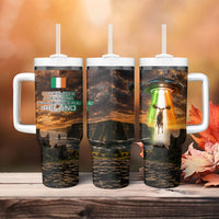 Ireland UFO Tumbler With Handle Irish Landscape Answer The Call