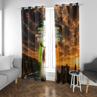 Ireland UFO Window Curtain Irish Landscape Answer The Call