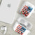 American Flag Fishing AirPods Case with Fishing Rods and Lures Watercolor Style Design - Wonder Print Shop