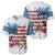 American Flag Fishing Baseball Jersey with Fishing Rods and Lures Watercolor Style Design - Wonder Print Shop